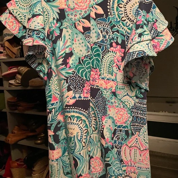 Lilly Pulitzer Kathie dress in lookin sharp size 4 NWT - Picture 8 of 8